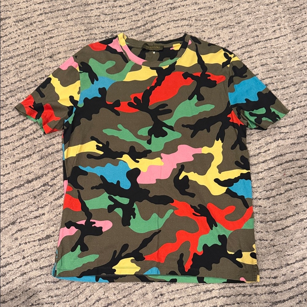 Valentino Multicolor Camouflage Kids T-Shirt